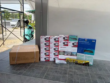 ตัวอย่างระบบกล้องวงจรปิดในสำนักงานสำหรับประเมินบริษัท