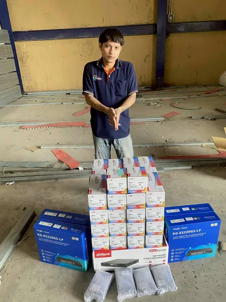 ผลงานกล้องวงจรปิด คลังสินค้า ลำลูกกา