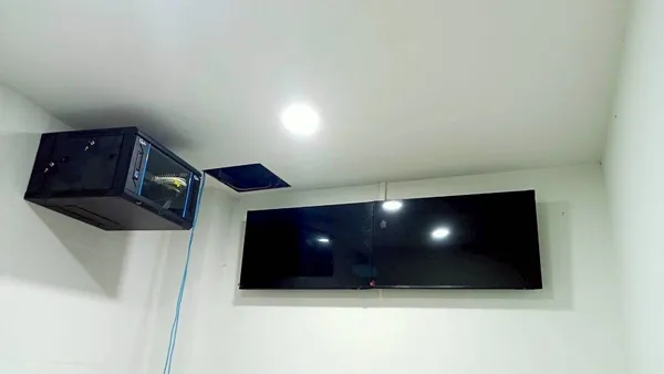 ผลงานกล้องวงจรปิดออฟฟิศ ภาพรวมระบบ