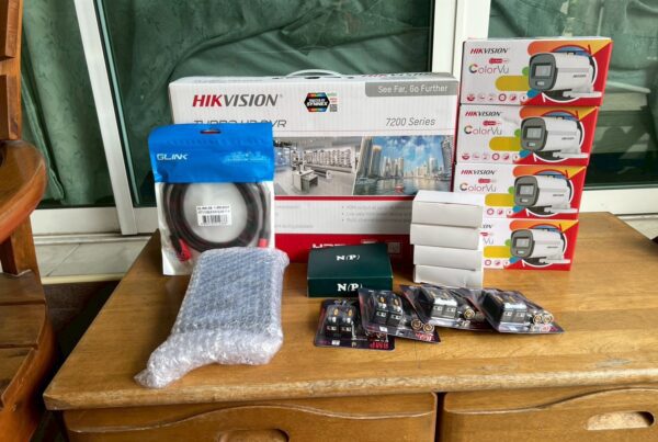 ติดตั้งกล้องวงจรปิด บ้าน 4 ตัว by Shadjan