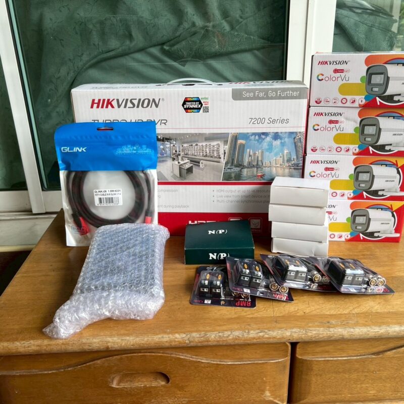 ติดตั้งกล้องวงจรปิด บ้าน 4 ตัว by Shadjan