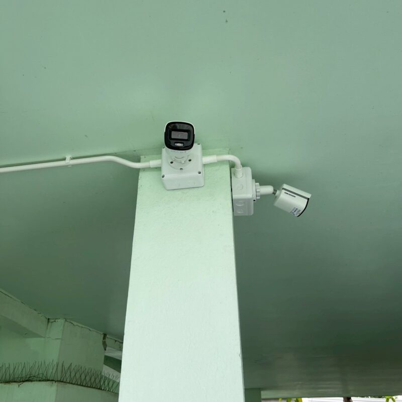 ติดตั้งกล้องวงจรปิด อยุธยา บ้านพักอาศัย กล้อง Hikvision Bullet โดย Shadjan
