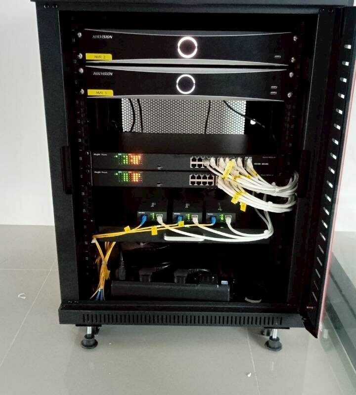 ระบบกล้องวงจรปิด Hikvision NVR rack มืออาชีพ โดย Shadjan