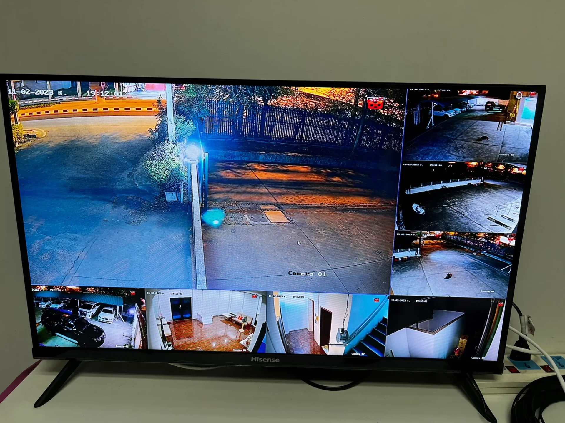 งานติดตั้งกล้องวงจรปิดอาคารธุรกิจหรือโกดังโดยทีม Shadjan