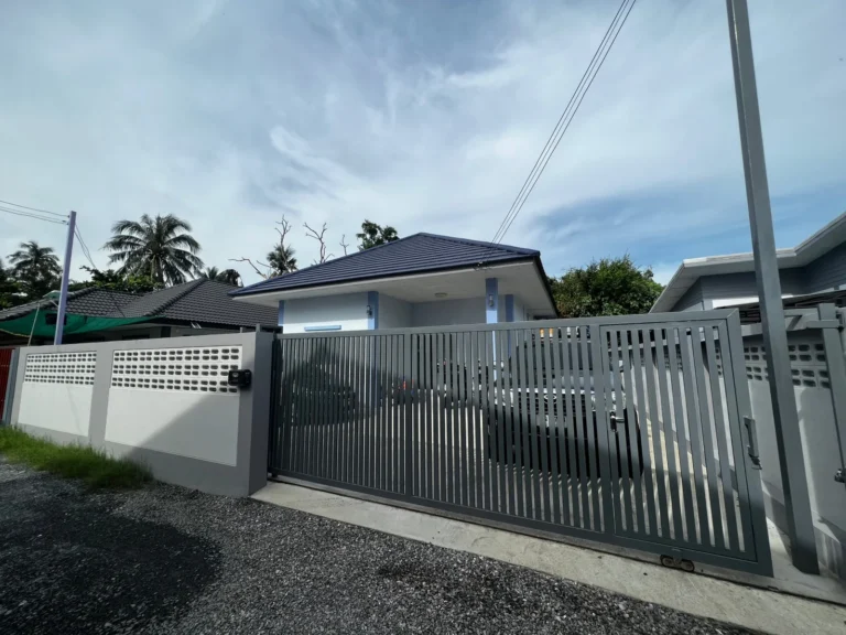 ตัวอย่างบ้านพักอาศัยที่ใช้ประเมินราคาติดตั้งกล้องวงจรปิดหน้างานจริง