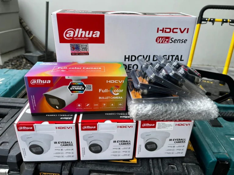 ชุดอุปกรณ์กล้องวงจรปิด Dahua ที่มีผลต่อการคำนวณราคาติดตั้ง