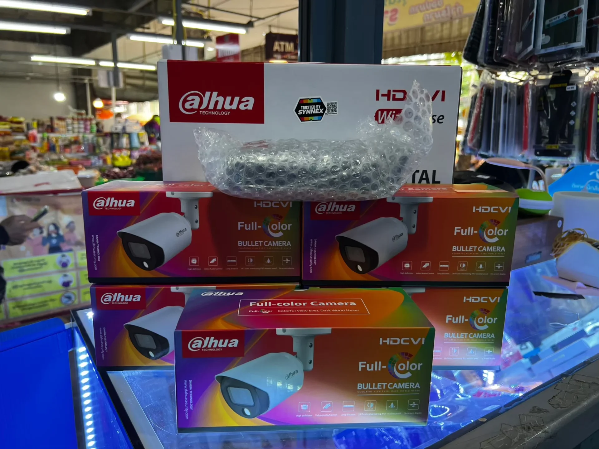 งานติดตั้งกล้องวงจรปิดบ้านหรืออาคารขนาดเล็กโดยทีม Shadjan