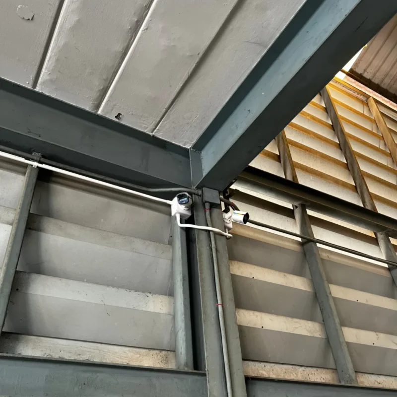 งานติดตั้งกล้องวงจรปิดอาคารธุรกิจและลานจอดรถโดยทีม Shadjan