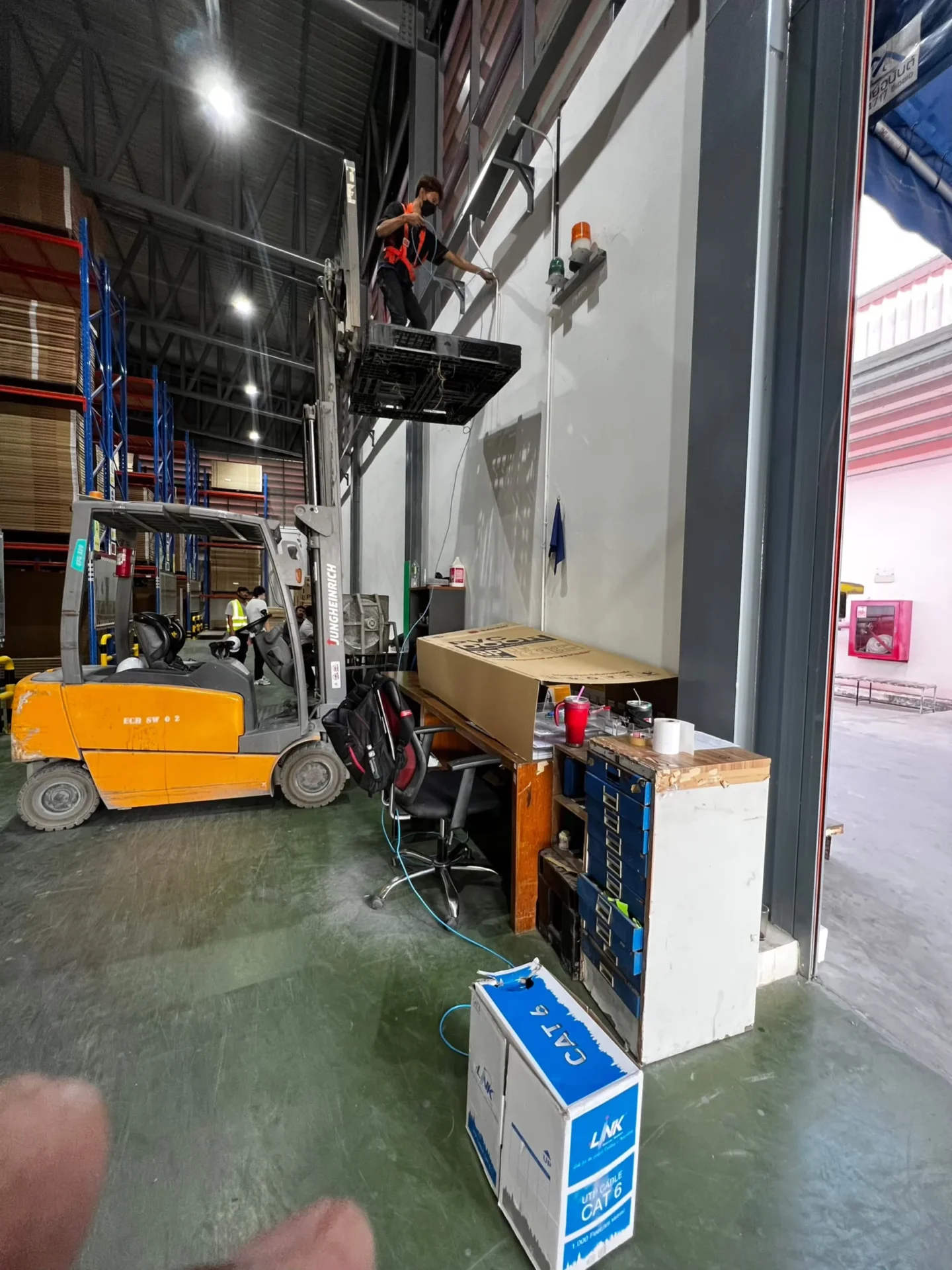 งานติดตั้งกล้องวงจรปิดอาคารและพื้นที่โรงงานโดยทีม Shadjan