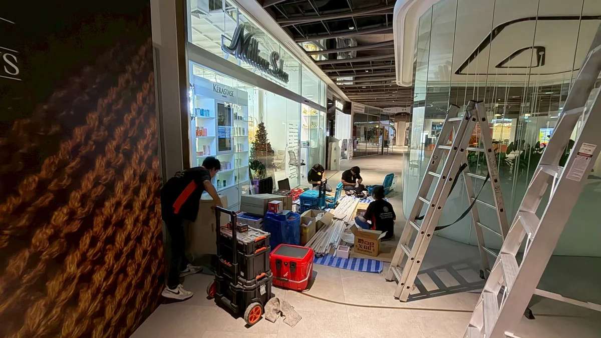 ติดตั้งกล้องวงจรปิด ร้านซาลอน ร้านค้า กรุงเทพ 6 กล้อง