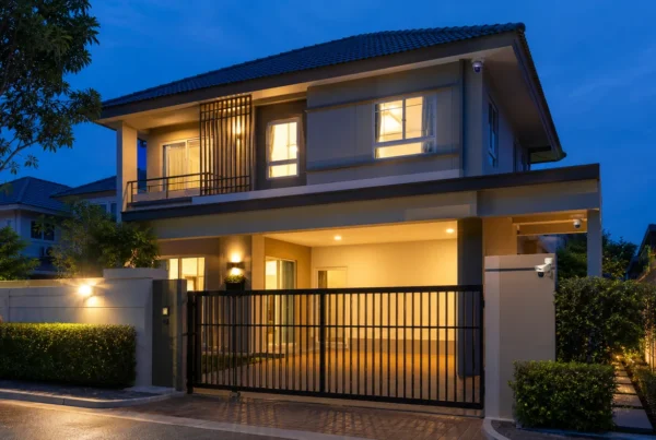 วางจุดกล้องวงจรปิดรอบบ้านให้ครอบคลุมทางเข้าและทางเดิน